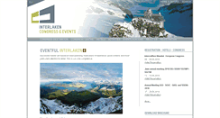 Desktop Screenshot of interlaken-congress.ch